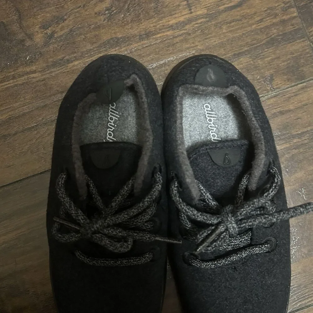 AllBirds Wool Runners Black Running Walking Sneakers Shoes Women Sz 7 0921 NV1